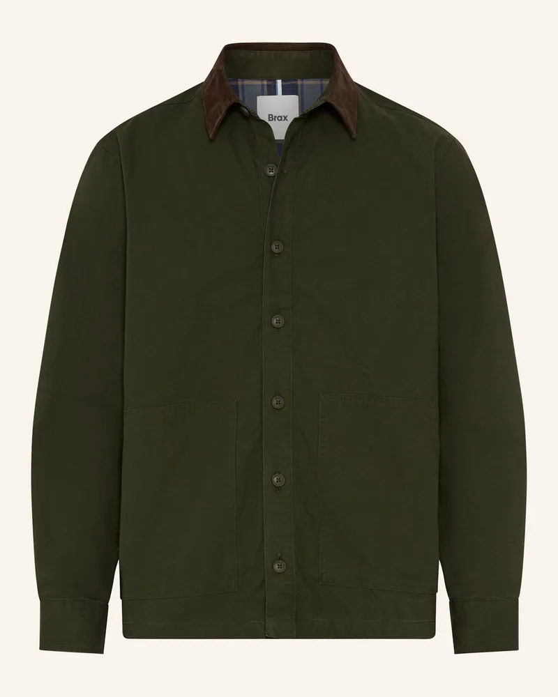 Brax Overshirt Style Kay grau Dunkelgrau