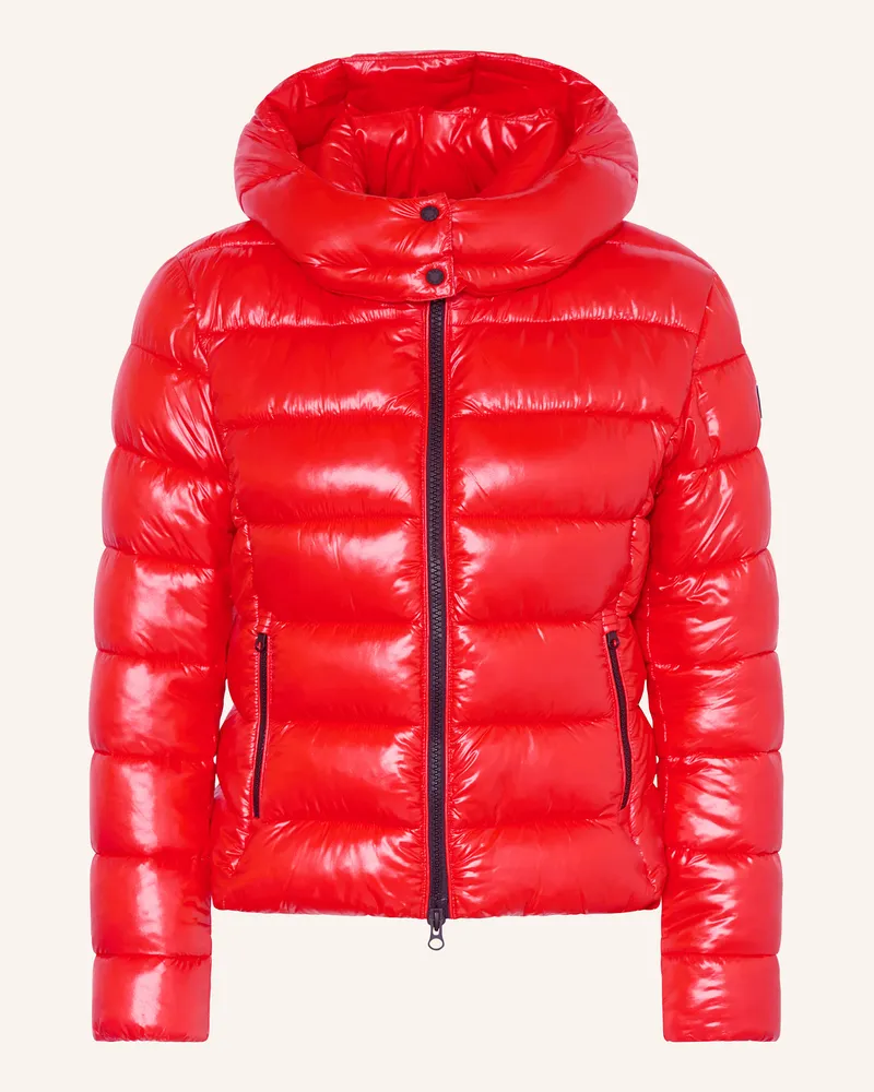 Save The Duck Steppjacke COSMARY mit abnehmbarer Kapuze Rot