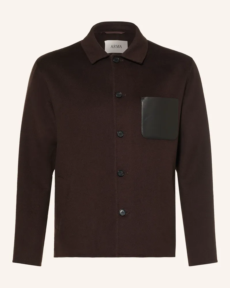 Arma Overjacket Navid braun Dunkelbraun