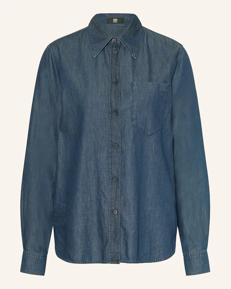 Riani Hemdbluse In Jeansoptik blau 493