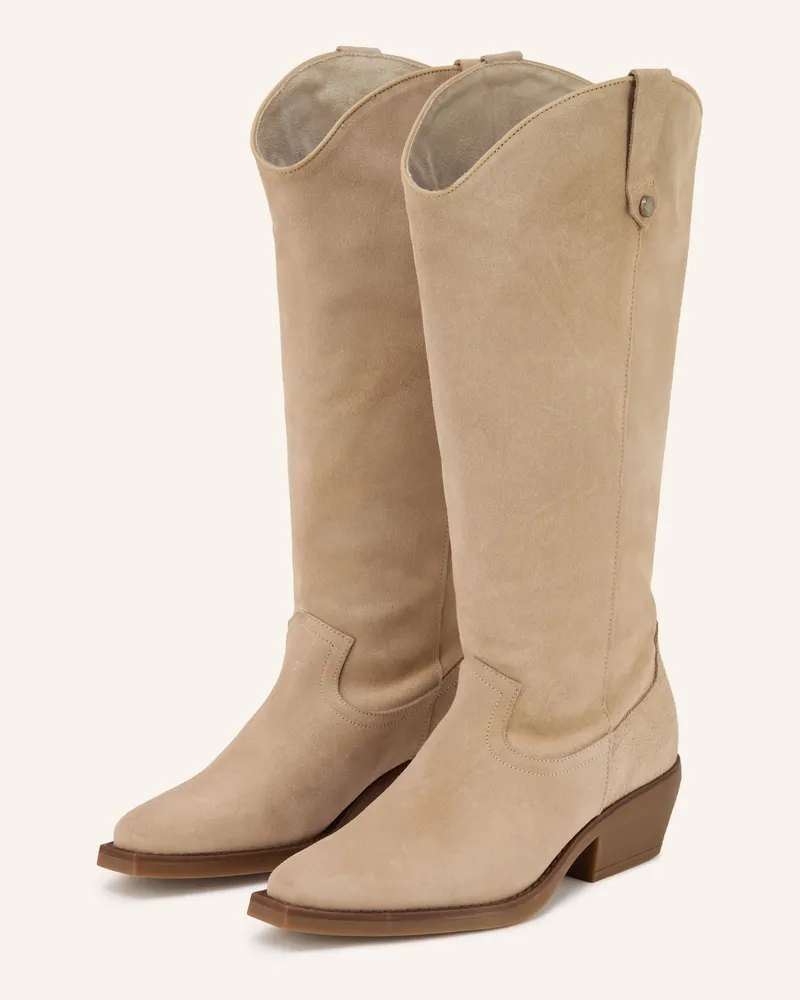 Steve Madden Cowboy Boots Wiraya beige Beige