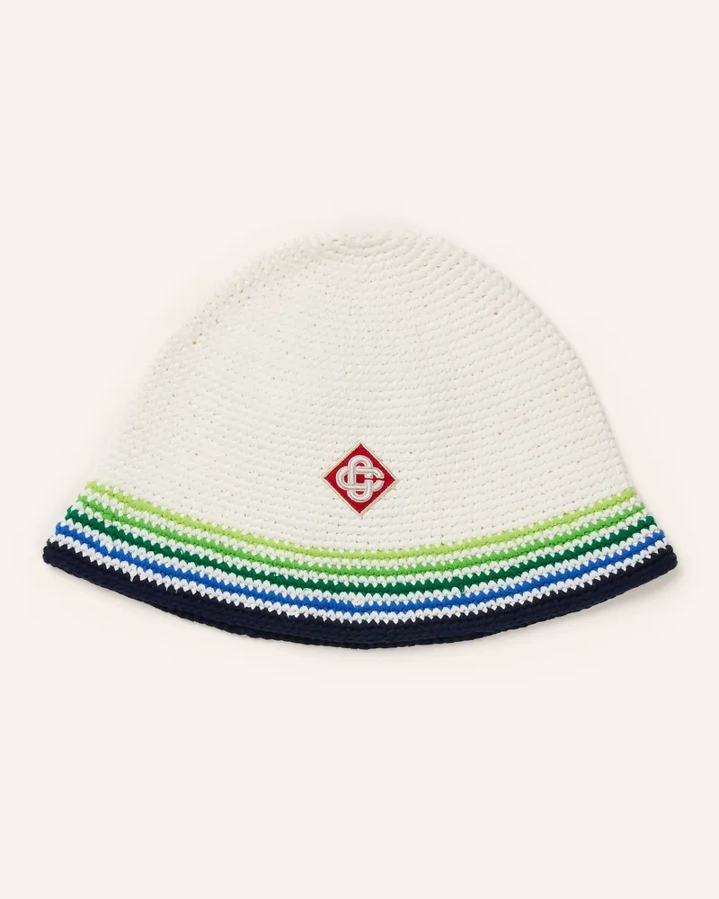 Casablanca Paris Bucket-Hat Weiss