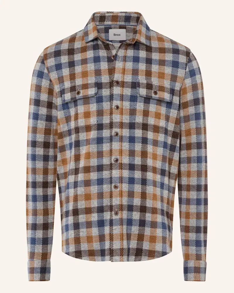 Brax Overshirt STYLE SANTIAGO Braun