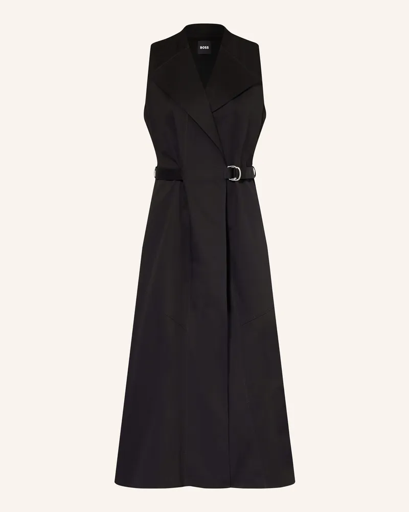 HUGO BOSS Wickelkleid Dimosa schwarz Schwarz