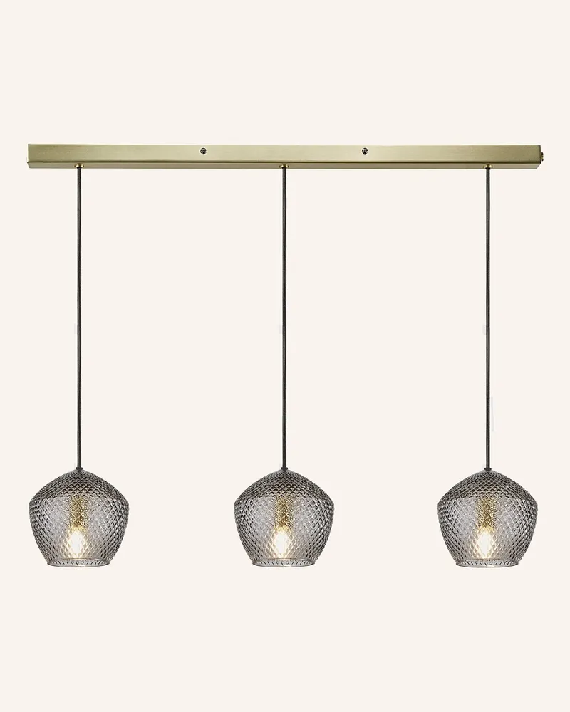 NORDLUX Pendelleuchte Orbiform 3-Spot braun Gold