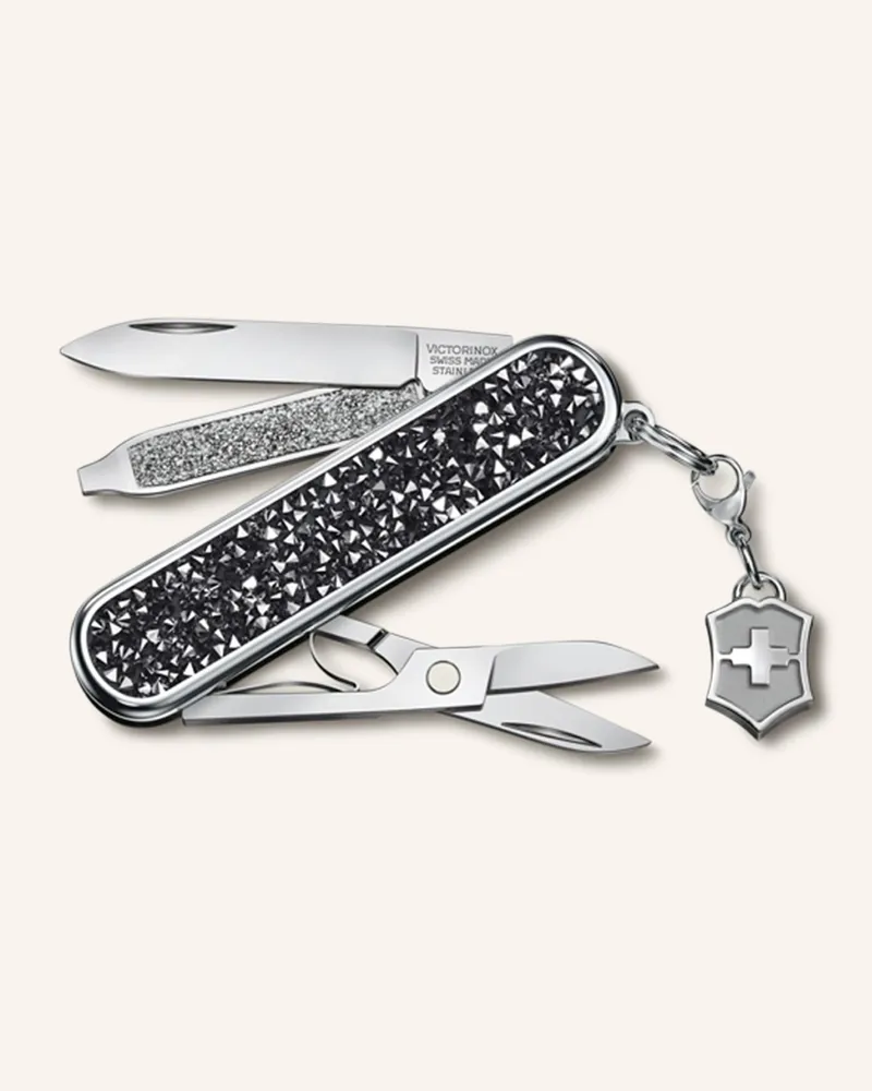 Victorinox Taschenmesser Classic Sd Brilliant Crystal silber Dunkelgrau