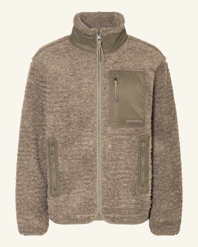 Tommy Hilfiger Teddyyfell-Jacke Braun