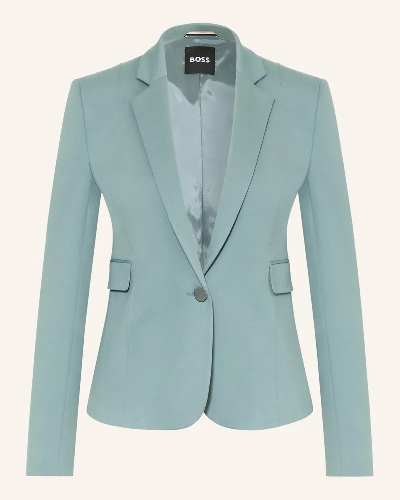 HUGO BOSS Jerseyblazer Jia blau Türkis
