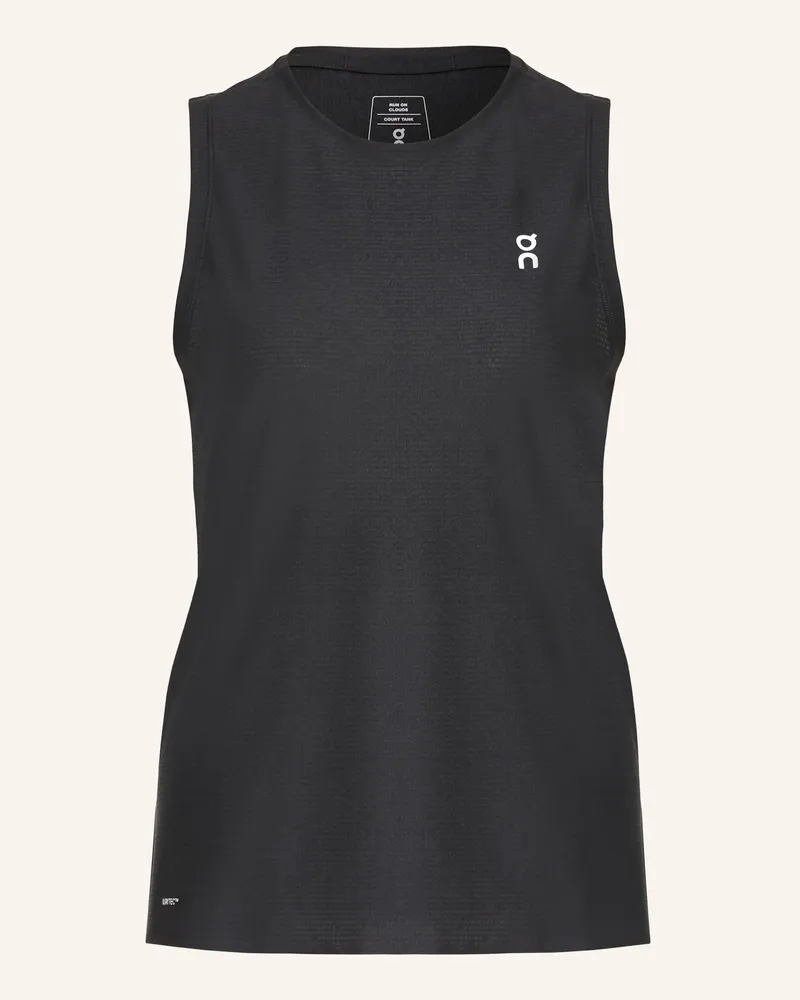 ON Tanktop Court schwarz Schwarz