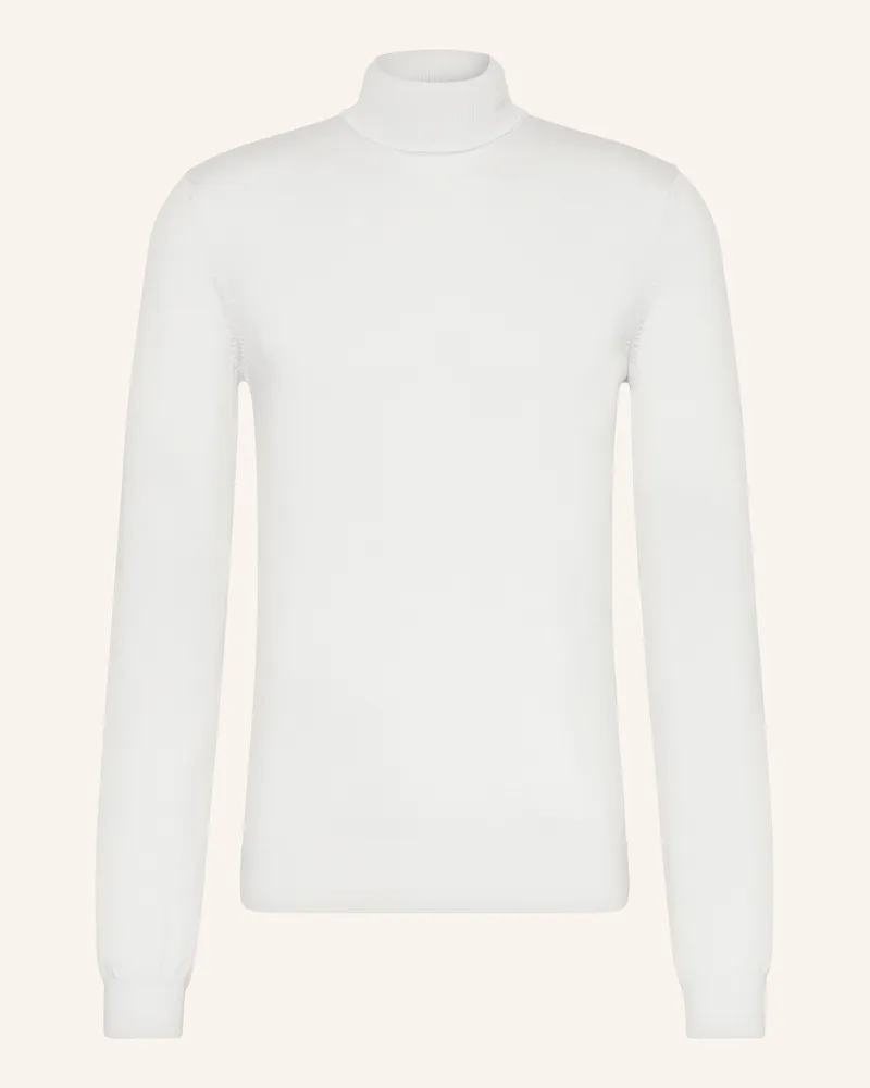 HUGO BOSS Rollkragenpullover SAN THOMAS Ecru
