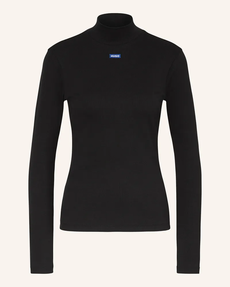 HUGO BOSS Longsleeve EASY Schwarz