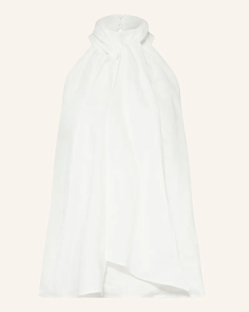 Reiss Blusentop Andi Aus Leinen Mit Schluppe weiss Weiss