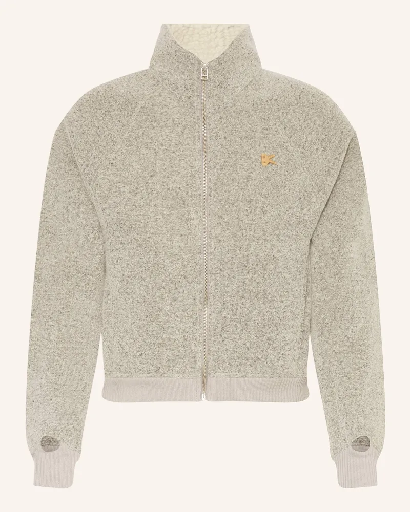 District Vision Blouson Reverse High Loft Mit Wolle grau Grau