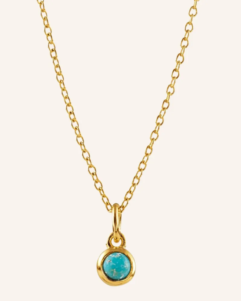 POMPIDOU Kette GEBURTSSTEIN DEZEMBER by GLAMBOU Gold