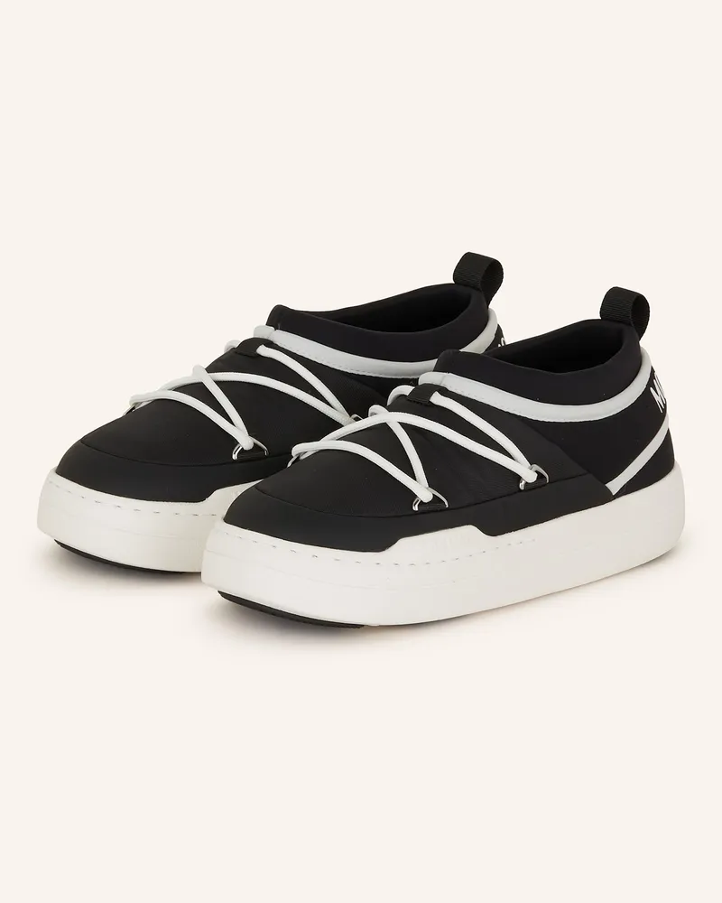 Moon Boot Plateau-Slipper MB PARK ICON Schwarz