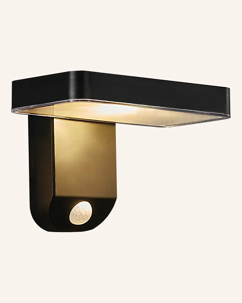 NORDLUX Wandleuchte Rica Square Solar schwarz Schwarz