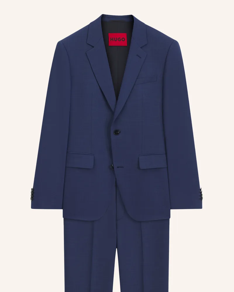 HUGO BOSS Anzug Henry-Getlin Extra Slim Fit blau Blau