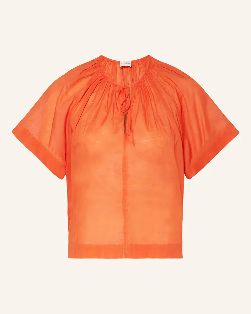 Closed Blusenshirt Rot