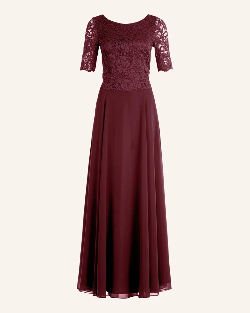 Vera Mont Kleid mit Spitze Rot