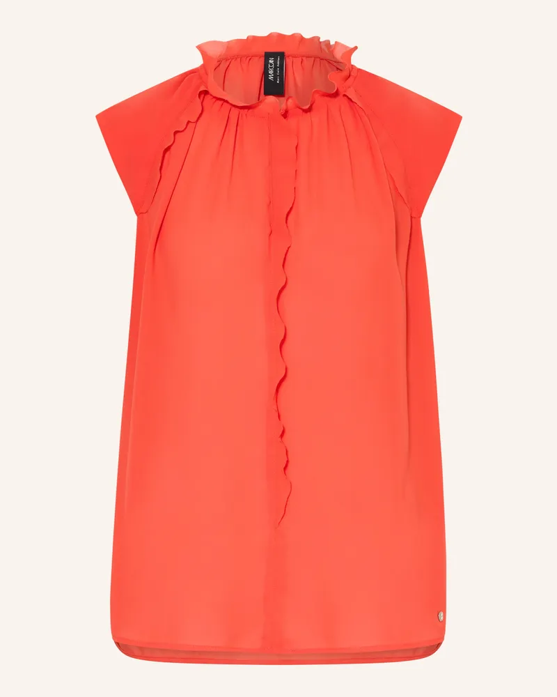 Marc Cain Blusentop Mit Rüschen rot 223
