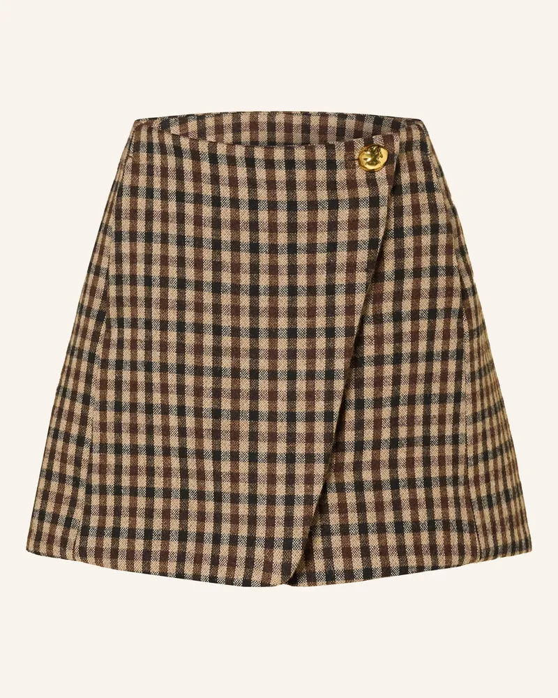 Ganni Wickelrock Braun