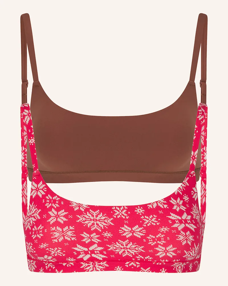 SKIMS 2er-Pack Bustiers Fits Everybody rot Red