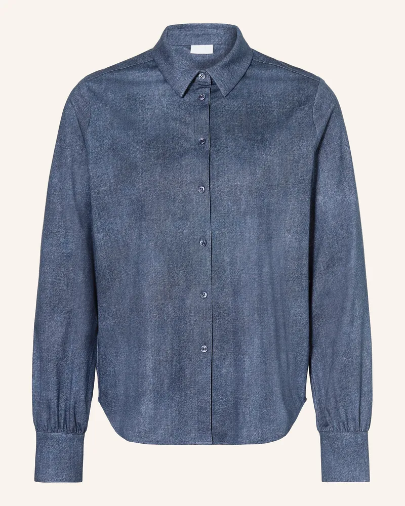 DESOTO Hemdbluse Lizzy In Jeansoptik blau Dunkelblau