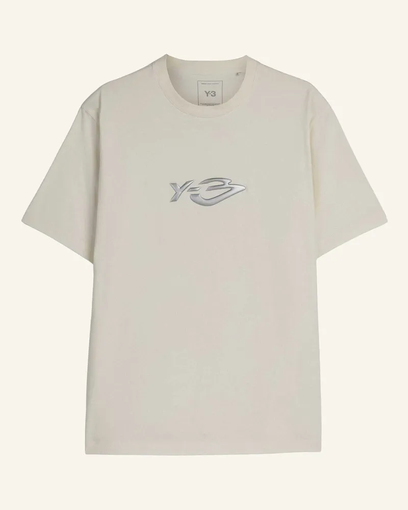 Y-3 Y-3 Liquid Logo T-Shirt weiss Weiss