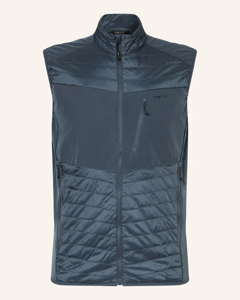 me°ru' Hybrid-Weste Jauja blau Petrol