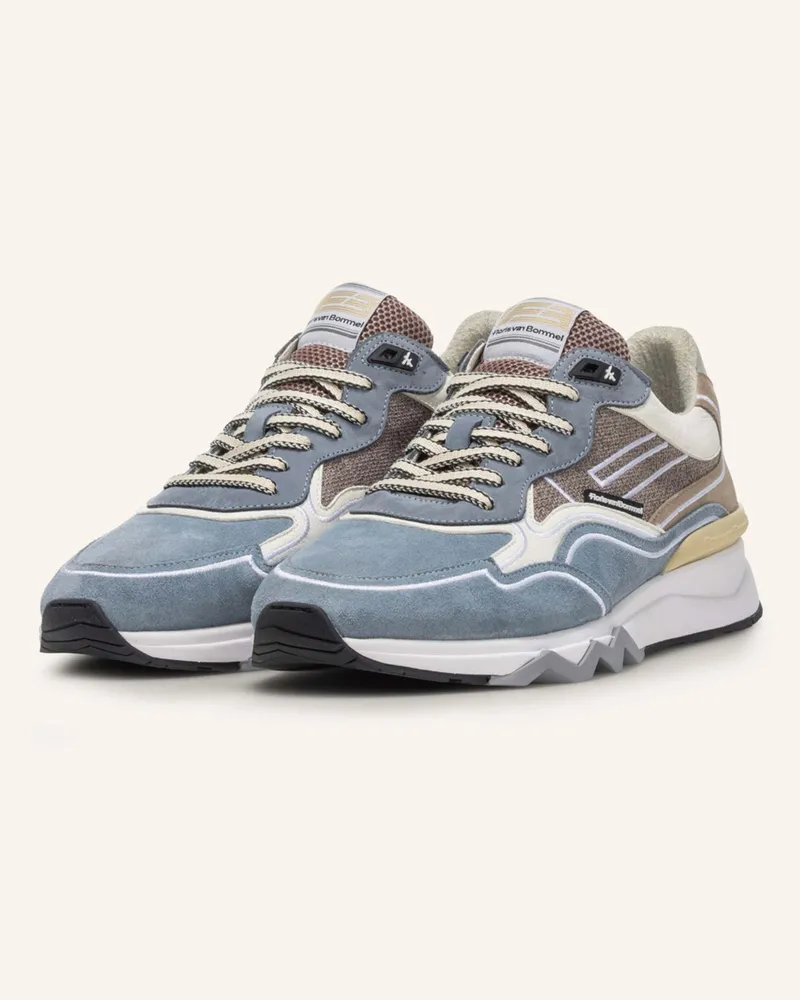 Floris van Bommel Sneaker De Zager 03 blau Hellblau