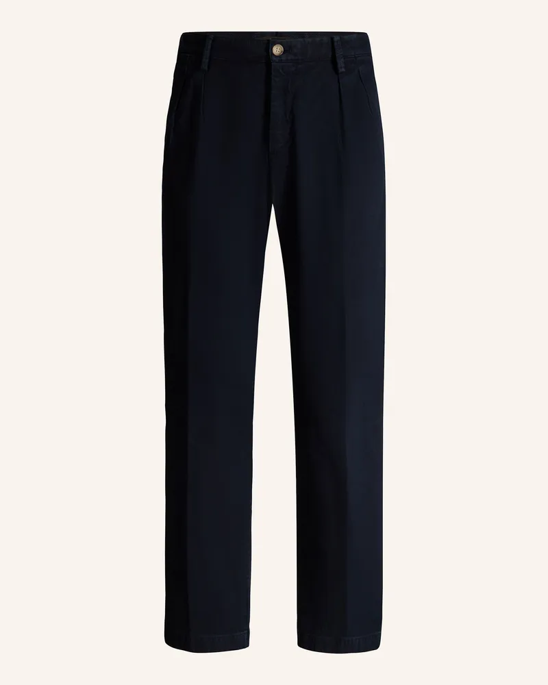 windsor. Chino Regular Fit blau Dunkelblau
