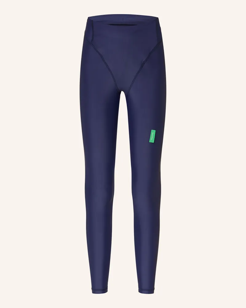 District Vision Lauf-Tights blau Dunkelblau