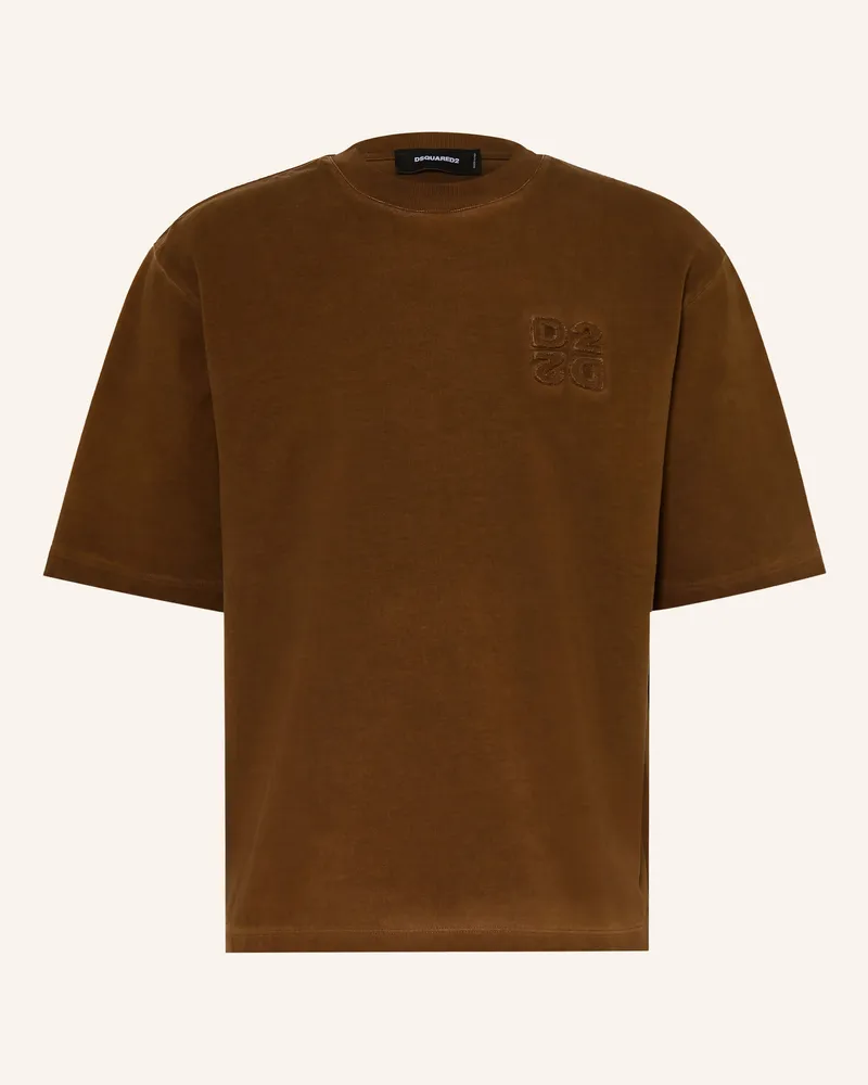 Dsquared2 T-Shirt braun Schwarz