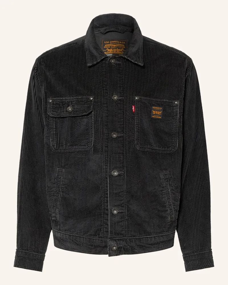 Levi's Levi's® Cord-Overjacket Sunrise Trucker schwarz Schwarz