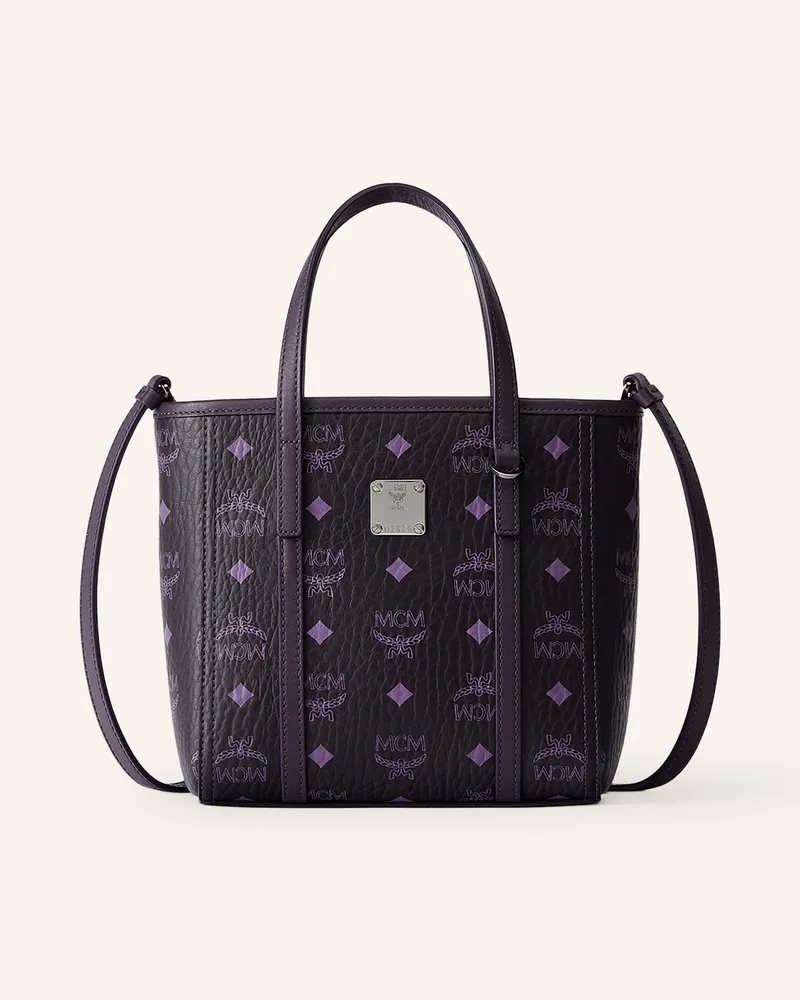 MCM Handtasche Toni Small lila Dunkellila