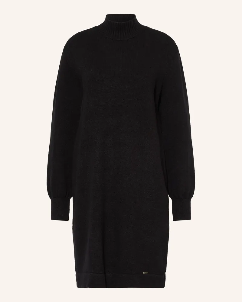 More & More Strickkleid schwarz Schwarz