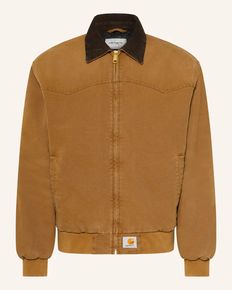 Carhartt WIP Blouson Santa Fe braun Cognac
