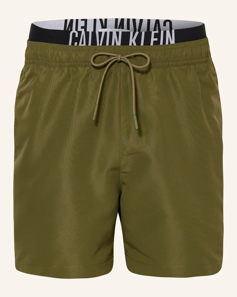 Calvin Klein Badeshorts INTENSE POWER Oliv