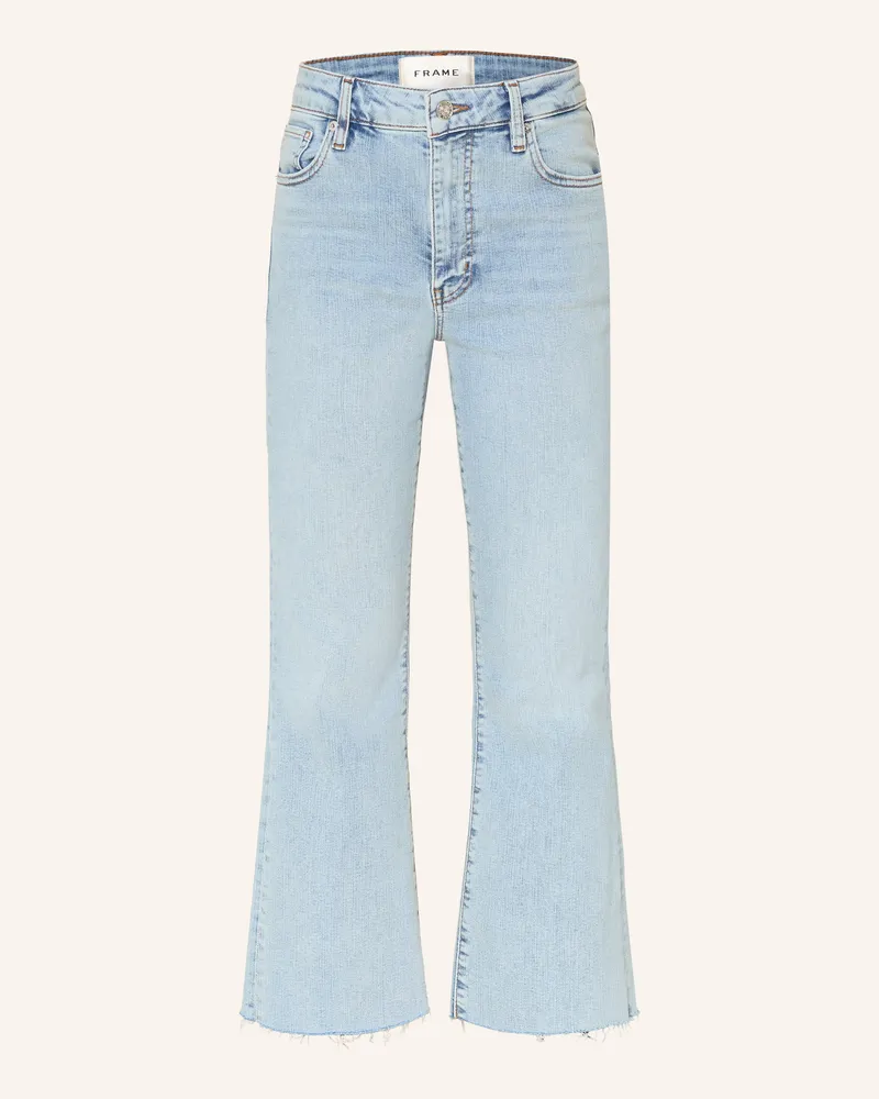 Frame Denim Flared Jeans The Reboot Crop blau Tbrf