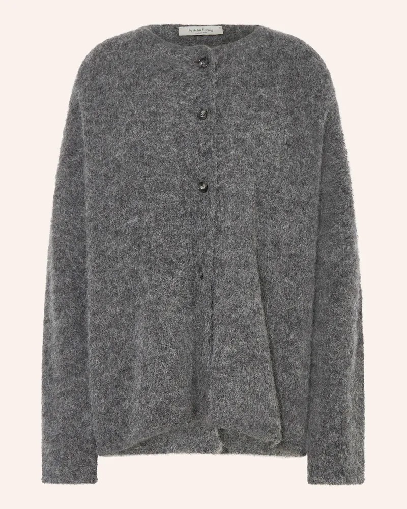 by Aylin Koenig Strickjacke FREDERIKA mit Alpaka Grau