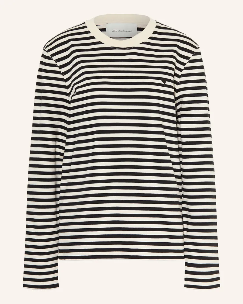 AMI Paris Longsleeve schwarz Schwarz