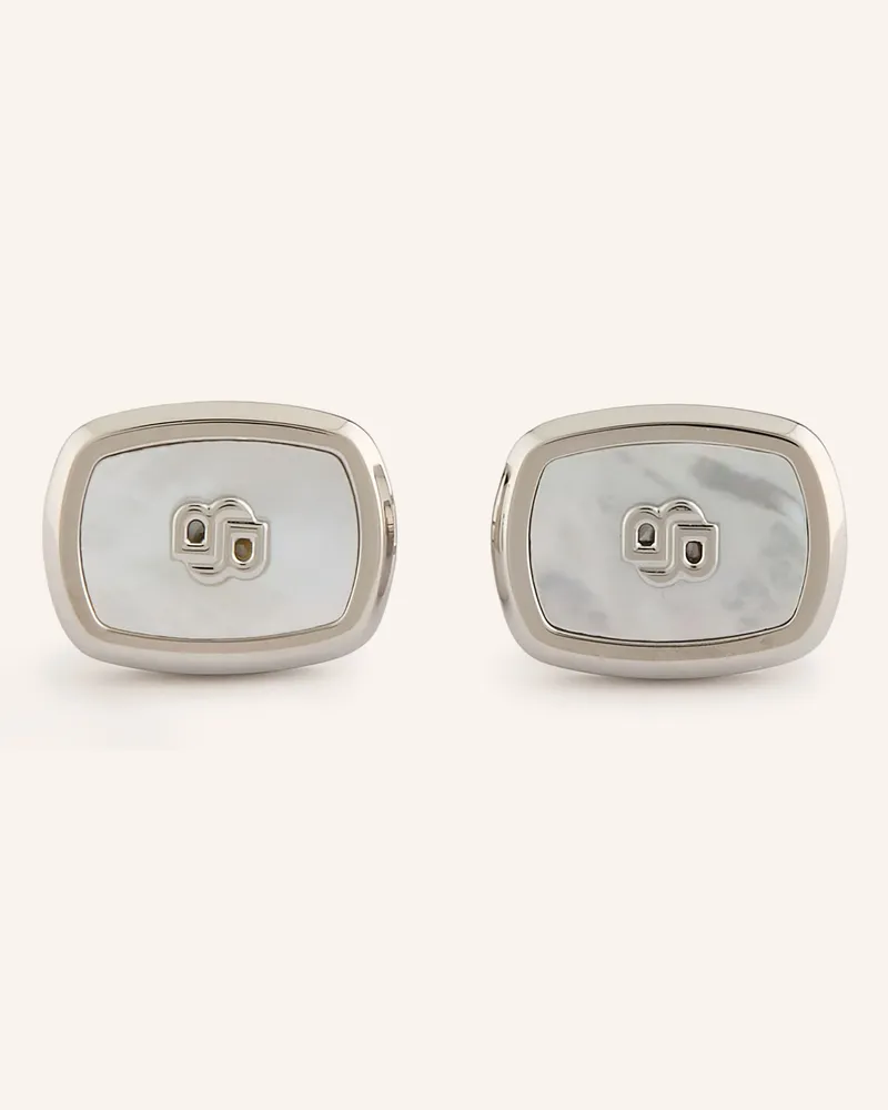 HUGO BOSS Manschettenknöpfe Casinginsertbbmop silber Silber