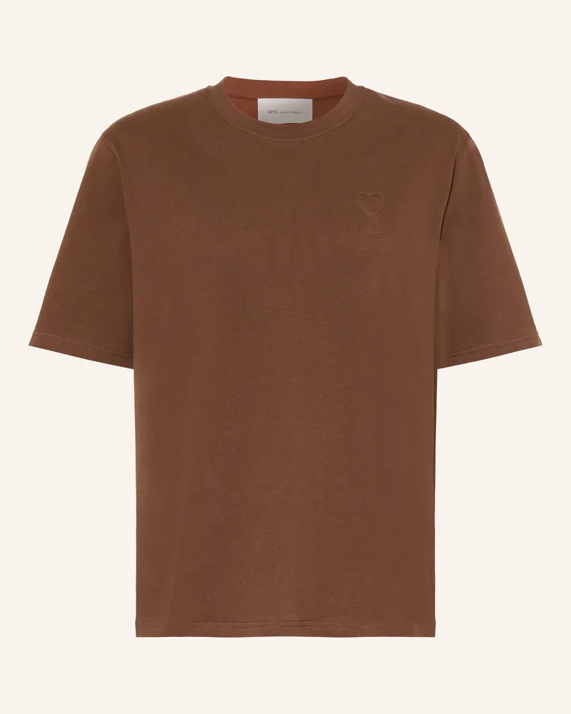 AMI Paris T-Shirt braun Braun