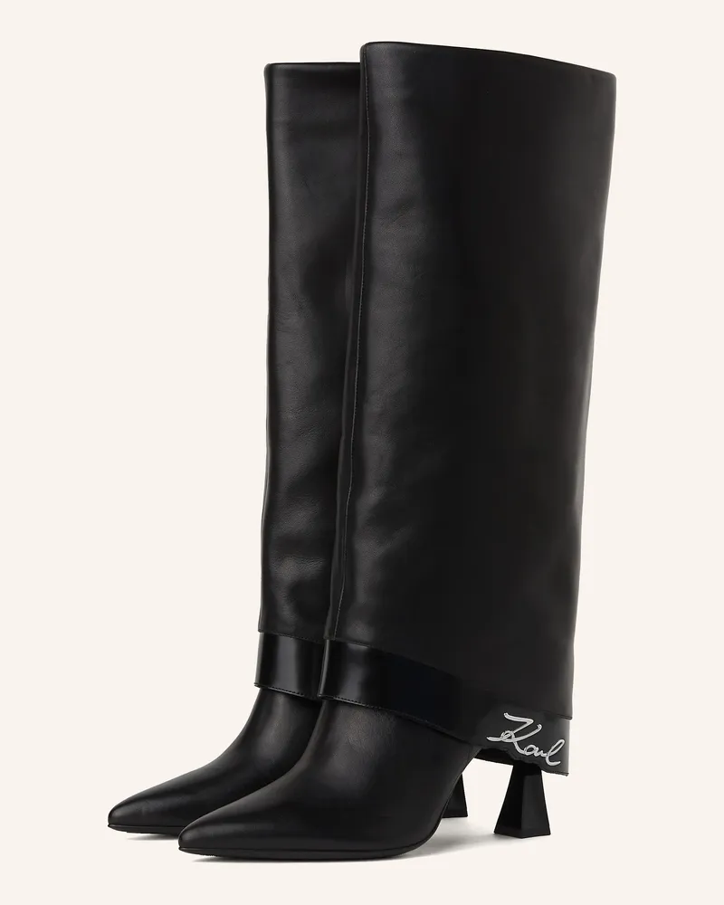Karl Lagerfeld Stiefel schwarz Schwarz