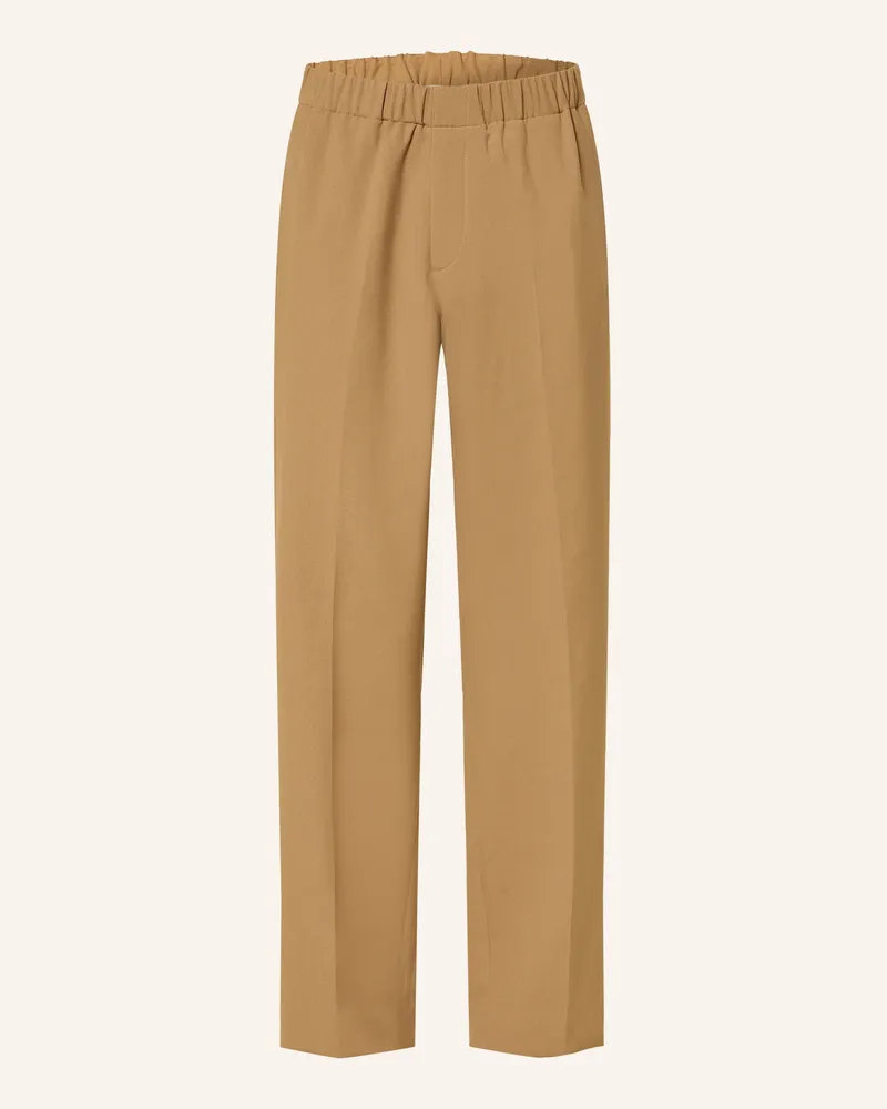 Sandro Jerseyhose Straight Fit braun Cognac