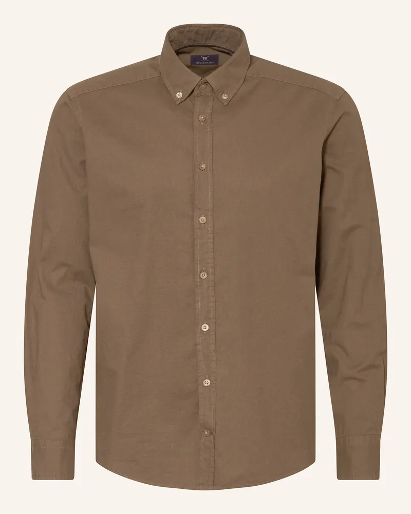 Strokesman's Hemd Regular Fit Oliv