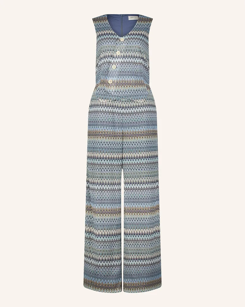 Cartoon Jumpsuit blau Hellblau