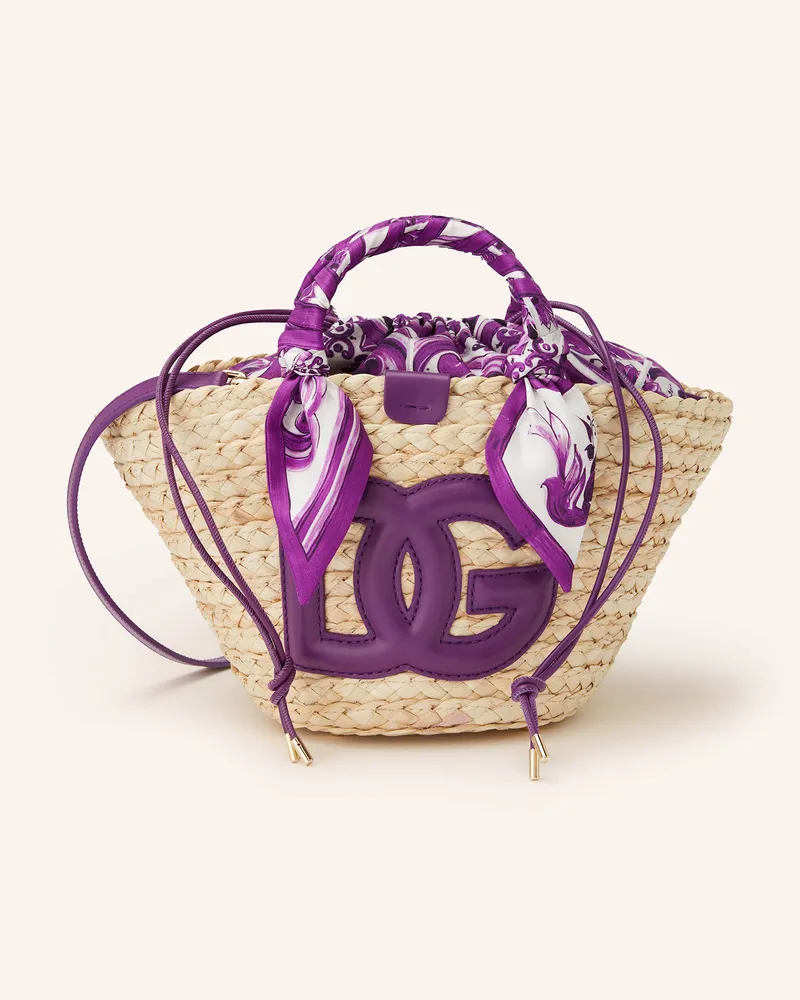 Dolce & Gabbana Shopper MAIOLICA Creme