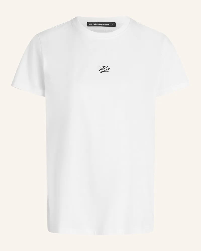 Karl Lagerfeld T-Shirt weiss Weiss