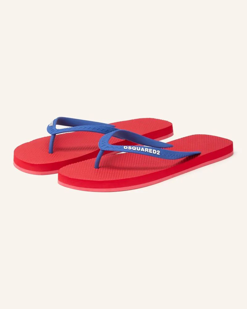 Dsquared2 Zehentrenner blau Rot